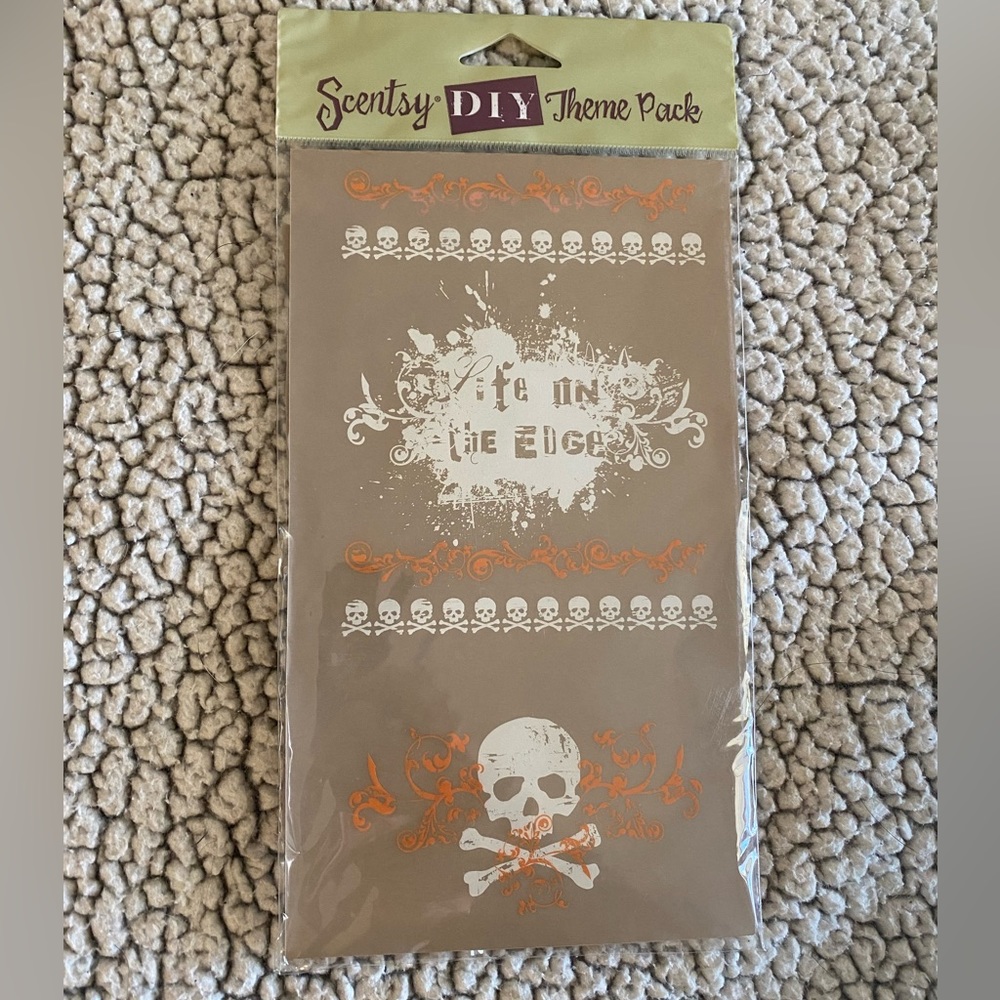 Scentsy DIY Decals Theme Pack Skull Crossbones